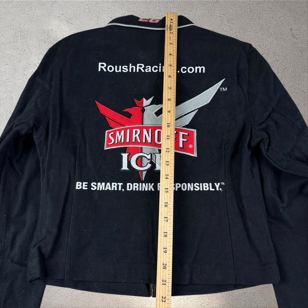 Vintage NWOT JH Design Smirnoff Racing Jacket Sz Small NASCAR Crop Fit - Picture 5 of 8
